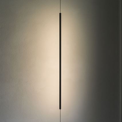 Ideal Lux - LED-Stehleuchte FILO LED/14W/230V 2700K CRI 90 schwarz