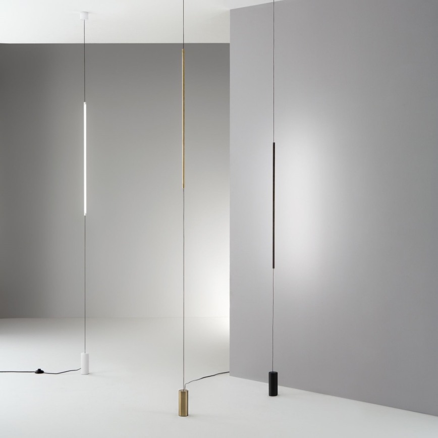 Ideal Lux - LED-Stehleuchte FILO LED/14W/230V 3000K CRI 90 schwarz