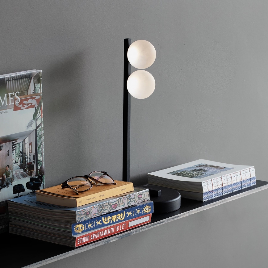 Ideal Lux - LED-Tischleuchte PING PONG 2xLED/3W/230V CRI 90 schwarz