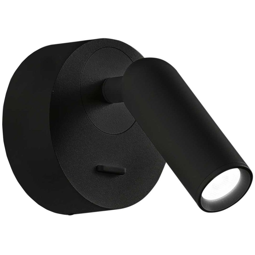 Ideal Lux - LED-Wandstrahler BEAN LED/3W/230V CRI 90 schwarz