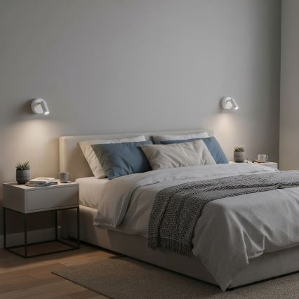 Ideal Lux - LED-Wandstrahler BEAN LED/3W/230V CRI 90 weiß