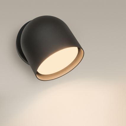 Ideal Lux - LED-Wandstrahler DODO 1xGX53/9W/230V schwarz