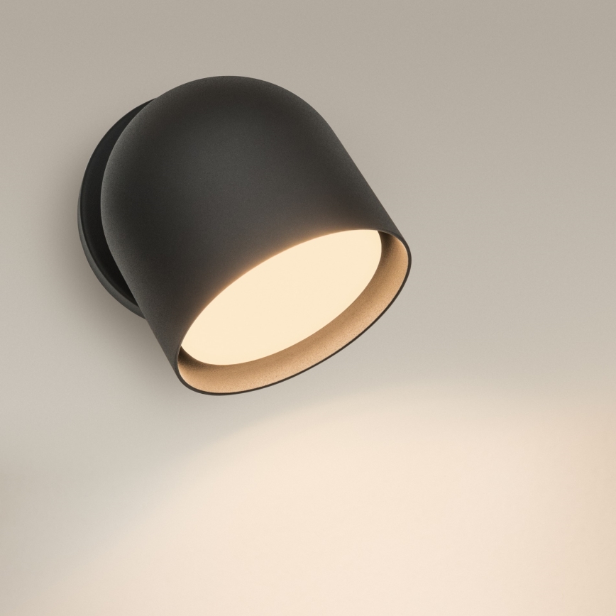 Ideal Lux - LED-Wandstrahler DODO 1xGX53/9W/230V schwarz