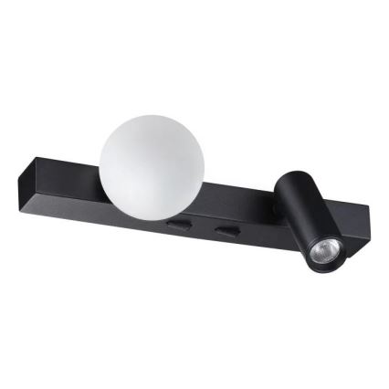 Ideal Lux - LED-Wandleuchte BINOMIO 2xLED/3W/230V CRI 90 schwarz