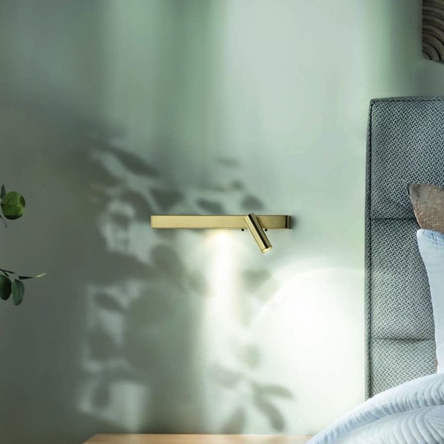Ideal Lux - LED-Wandleuchte BONNE 2xLED/6,5W/230V CRI 90 golden
