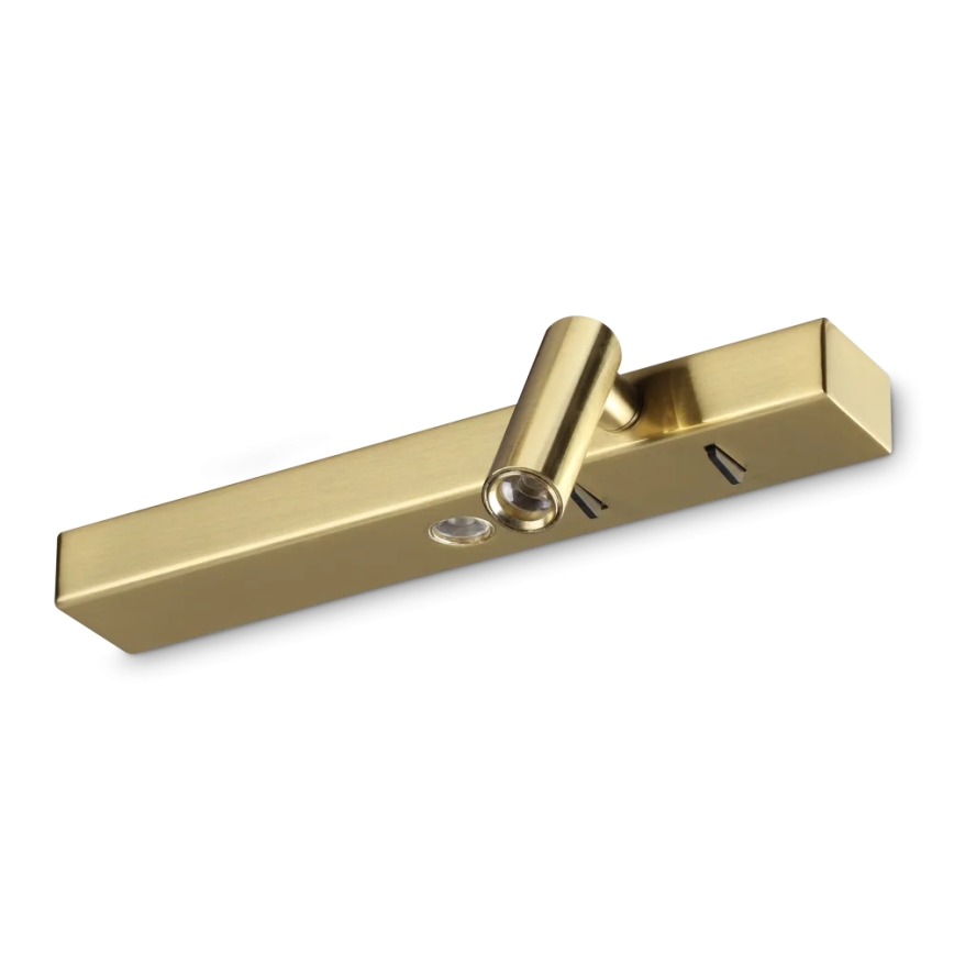 Ideal Lux - LED-Wandleuchte BONNE 2xLED/6,5W/230V CRI 90 golden