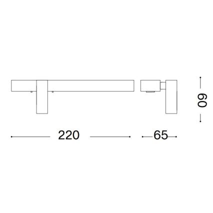 Ideal Lux - LED-Wandleuchte BONNE 2xLED/6,5W/230V CRI 90 golden