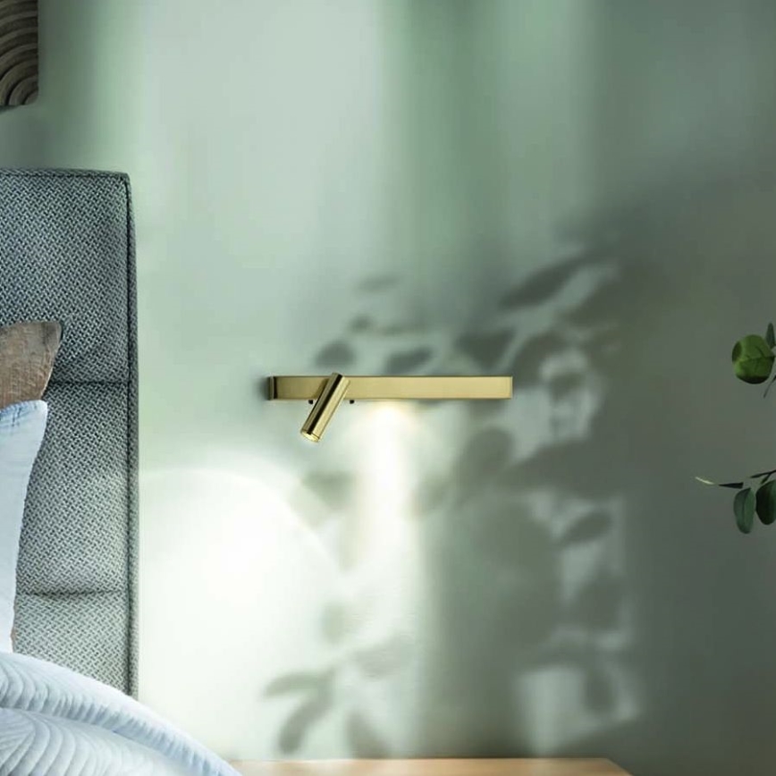 Ideal Lux - LED-Wandleuchte BONNE LED/6,5W/230V CRI 90 golden