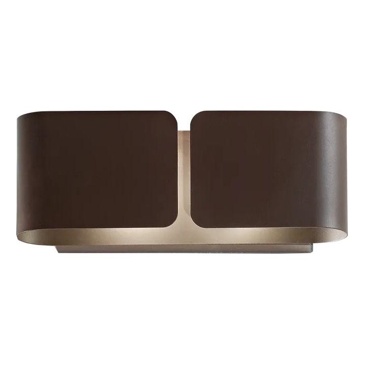 Ideal Lux - LED-Wandleuchte CLIP 2xG9/3W/230V braun