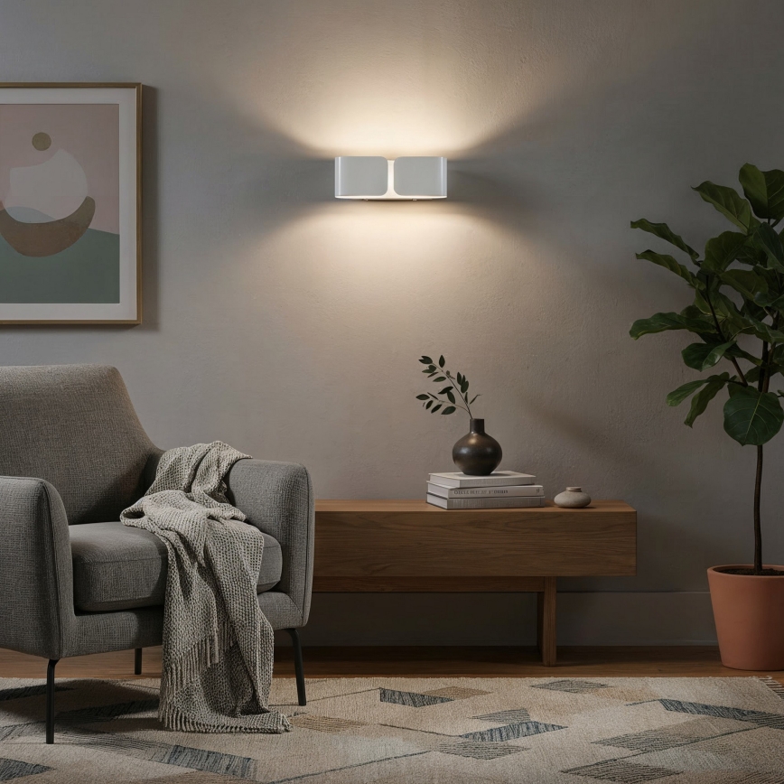 Ideal Lux - LED-Wandleuchte CLIP 2xG9/3W/230V weiß
