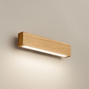 Ideal Lux - LED-Wandleuchte CRAFT LED/12W/230V CRI 90 Buche
