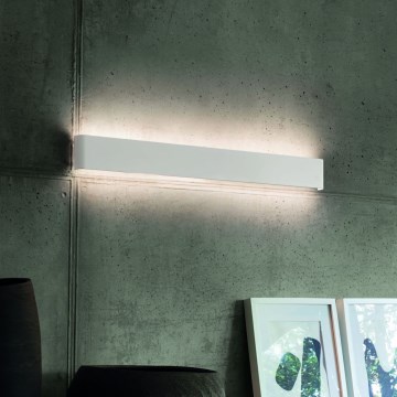 Ideal Lux - LED-Wandleuchte DELTA LED/30W/230V 3000K 83 cm CRI 90 weiß
