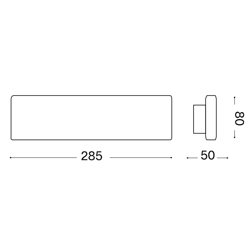 Ideal Lux - LED-Wandleuchte DESK LED/12,5W/230V CRI 90 weiß