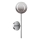 Ideal Lux - LED-Wandleuchte EQUINOXE 1xG4/2W/230V glänzendes Chrom/rauchig