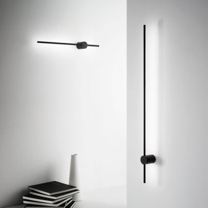 Ideal Lux - LED-Wandleuchte ESSENCE LED/12W/230V 4000K 70 cm CRI 90 schwarz