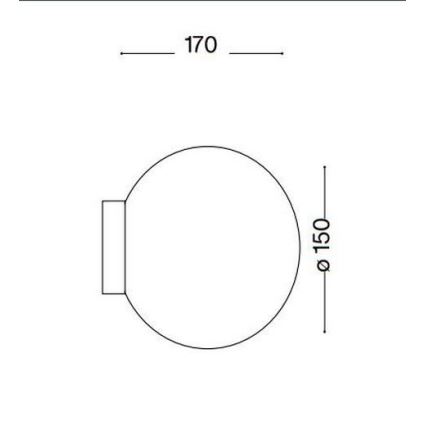Ideal Lux - LED-Wandleuchte MAPA 1xG9/15W/230V