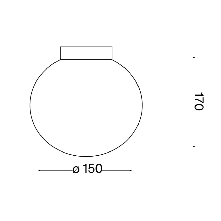 Ideal Lux - LED-Wandleuchte MAPA 1xG9/3W/230V Ø 15 cm weiß