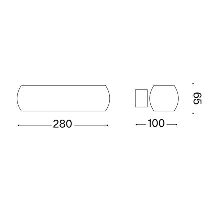 Ideal Lux - LED-Wandleuchte MORIS 2xG9/3W/230V weiß