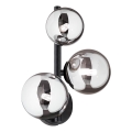Ideal Lux - LED-Wandleuchte PERLAGE 3xG9/3W/230V schwarz/rauchschwarz