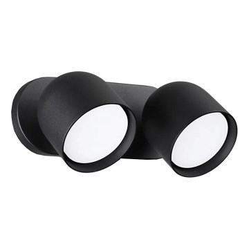 Ideal Lux - LED-Wandstrahler DODO 2xGX53/9W/230V schwarz