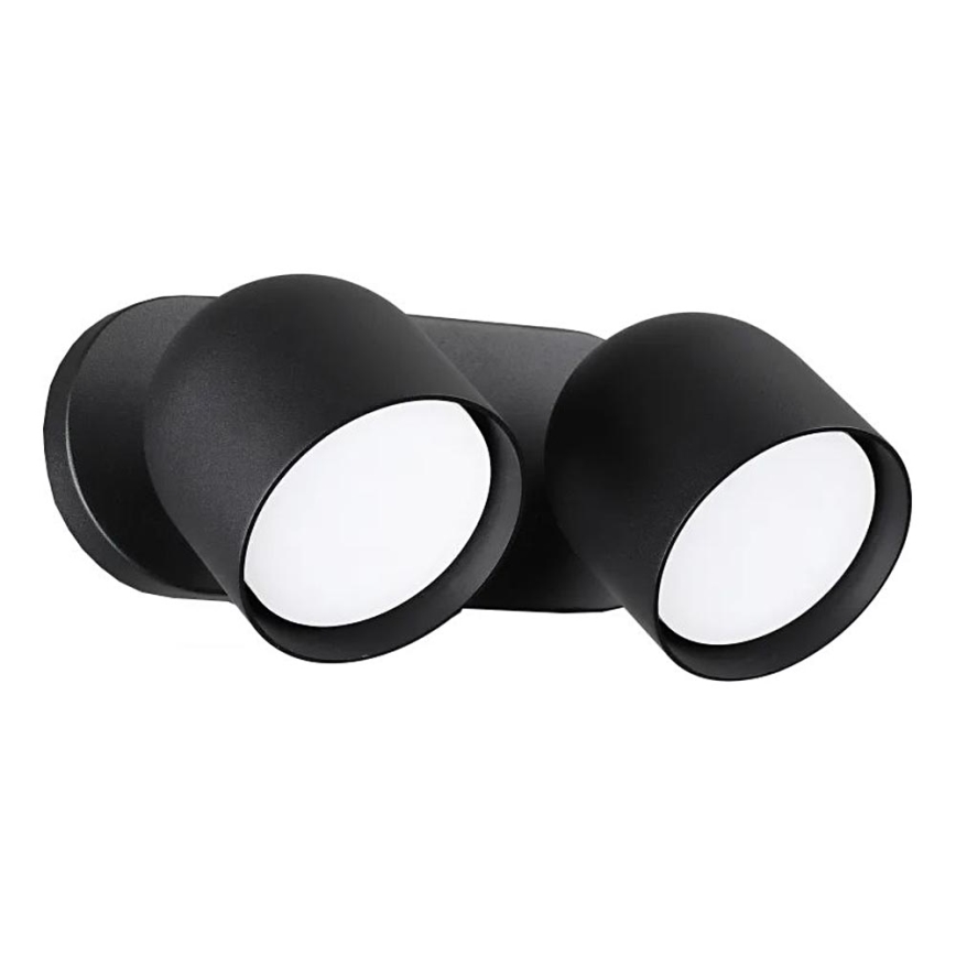 Ideal Lux - LED-Wandstrahler DODO 2xGX53/9W/230V schwarz