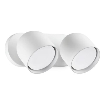 Ideal Lux - LED-Wandstrahler DODO 2xGX53/9W/230V weiß