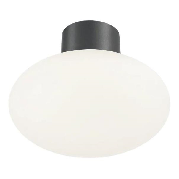 Ideal Lux - Outdoor-Deckenleuchte CLIO 1xE27/42W/230V IP44 anthrazit