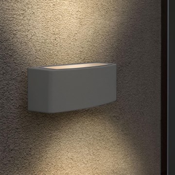 Ideal Lux - Outdoor-Wandleuchte ANDROMEDA 1xE27/60W/230V IP55 anthrazit