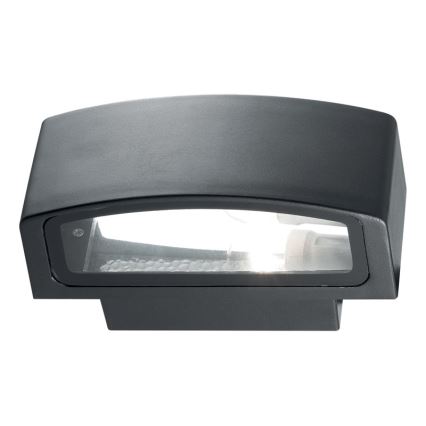 Ideal Lux - Outdoor-Wandleuchte ANDROMEDA 1xE27/60W/230V IP55 schwarz