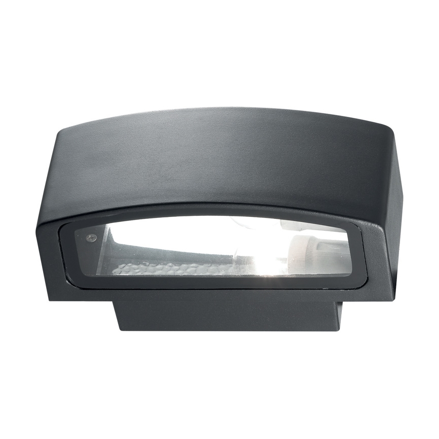 Ideal Lux - Outdoor-Wandleuchte ANDROMEDA 1xE27/60W/230V IP55 schwarz