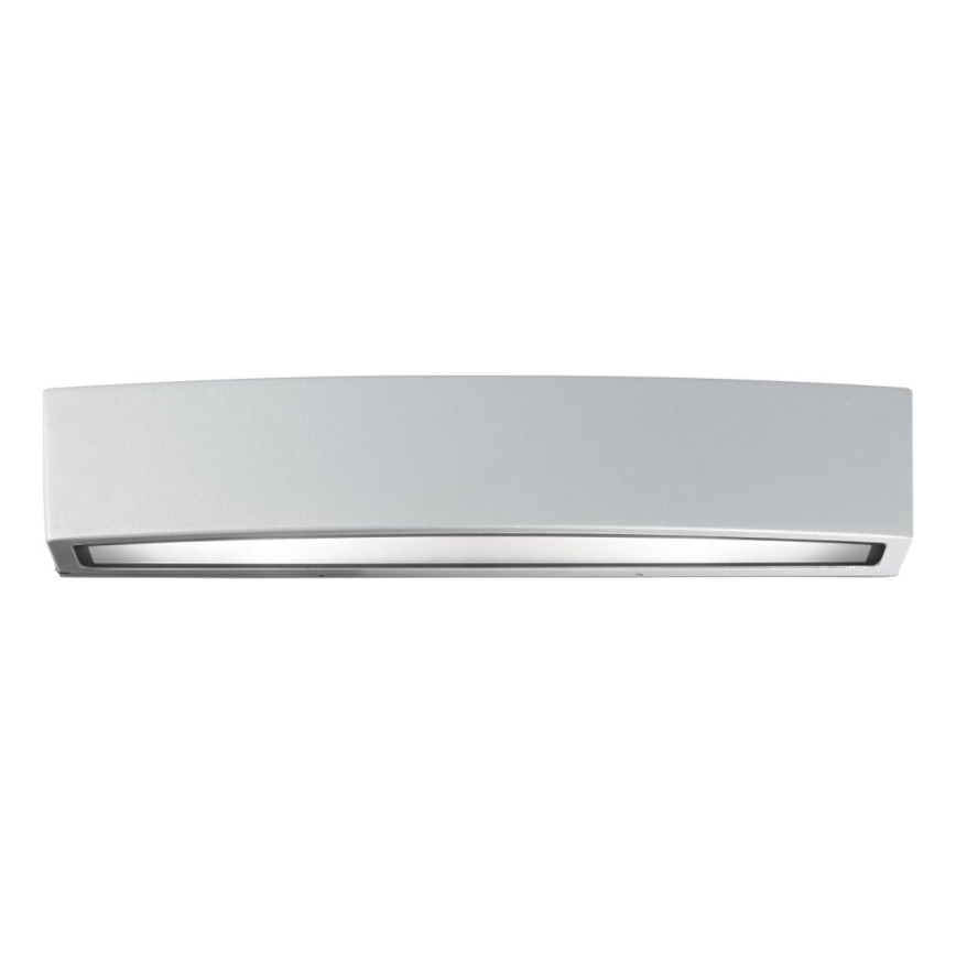 Ideal Lux - Outdoor-Wandleuchte ANDROMEDA 2xE27/60W/230V IP55 grau