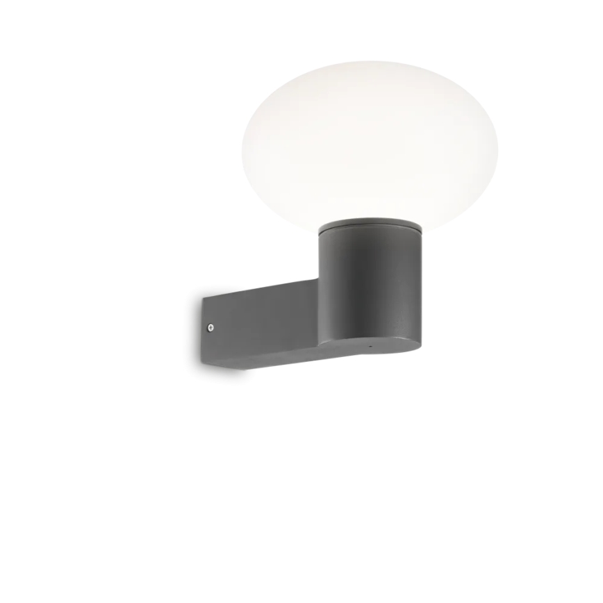 Ideal Lux - Outdoor-Wandleuchte CLIO 1xE27/42W/230V IP44 anthrazit