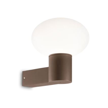 Ideal Lux - Outdoor-Wandleuchte CLIO 1xE27/42W/230V IP44 braun