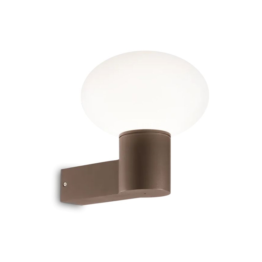 Ideal Lux - Outdoor-Wandleuchte CLIO 1xE27/42W/230V IP44 braun