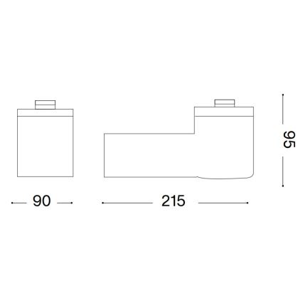 Ideal Lux - Outdoor-Wandleuchte CLIO 1xE27/42W/230V IP44 weiß