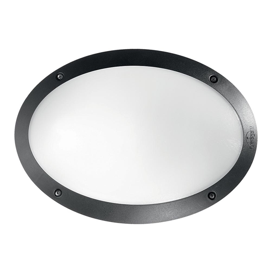 Ideal Lux - Outdoor-Wandleuchte MADDI 1xE27/23W/230V IP66 schwarz