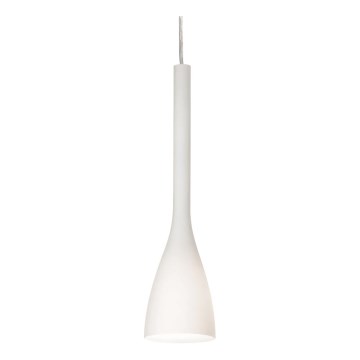 Ideal Lux - Pendelleuchte an Kabel FLUT 1xE14/40W/230V Ø 10,5 cm weiß