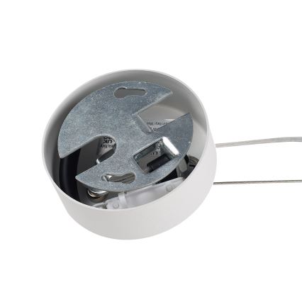 Ideal Lux - Pendelleuchte an Kabel MAPA 1xE27/42W/230V Ø 20 cm weiß