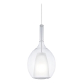 Ideal Lux - Pendelleuchte KALIQUE mit Kabel 1xE27/42W/230V Ø 18 cm klar
