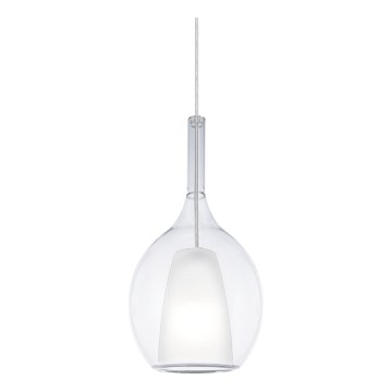 Ideal Lux - Pendelleuchte KALIQUE mit Kabel 1xE27/42W/230V Ø 18 cm klar