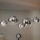 Ideal Lux - Pendelleuchte NEMO PLUS mit Kabelabhängung 5xE27/42W/230V glänzender Chrom/rauchgrau