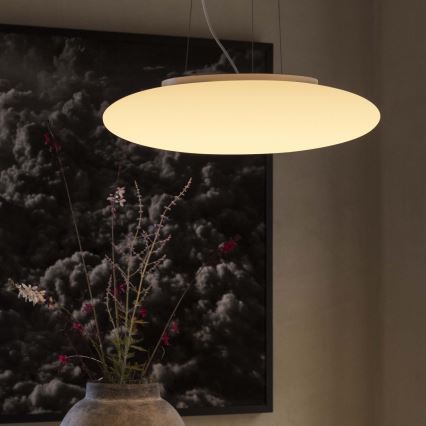 Ideal Lux - Pendelleuchte SMARTIES mit Kabelaufhängung, 3x E27/42W/230V, 50 cm, weiß