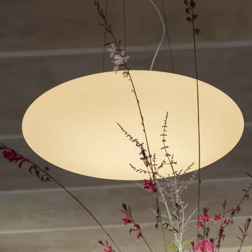 Ideal Lux - Pendelleuchte SMARTIES mit Kabelaufhängung, 3x E27/42W/230V, 50 cm, weiß