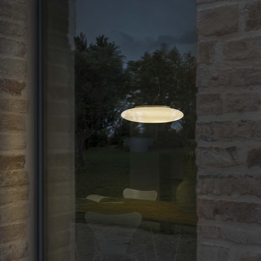 Ideal Lux - Pendelleuchte SMARTIES mit Kabelaufhängung, 3x E27/42W/230V, 50 cm, weiß