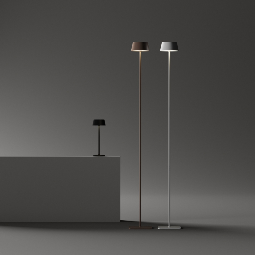 Ideal Lux - LED dimmbare Touch-Außenleuchte PURE LED/1,5W/3,7V 2200 mAh CRI 90 IP54 braun
