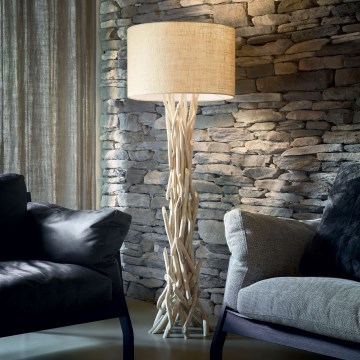 Ideal Lux - Stehleuchte DRIFTWOOD 1xE27/60W/230V Guave