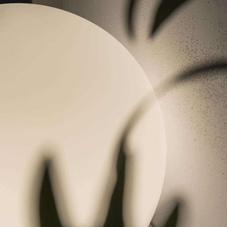 Ideal Lux - Tischlampe MAPA 1xE27/42W/230V Ø 20 cm weiß