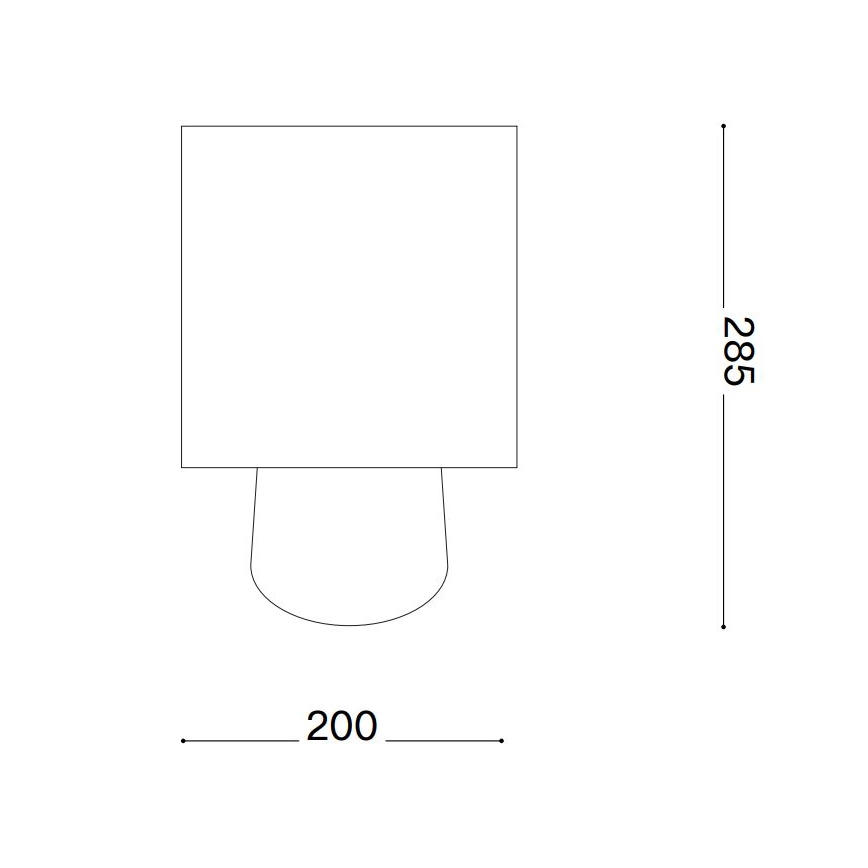 Ideal Lux - Tischleuchte KALI 1xE14/40W/230V Keramik/cremefarben/beige