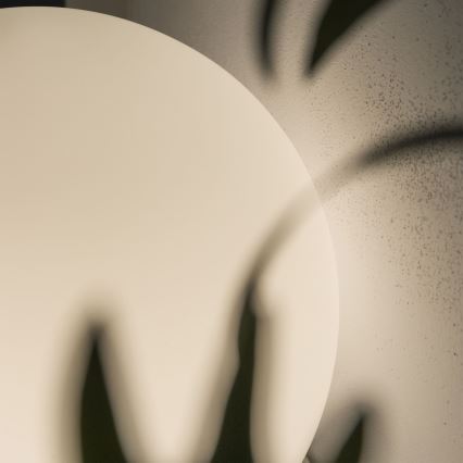 Ideal Lux - Tischleuchte MAPA 1xE27/42W/230V Ø 30 cm weiß