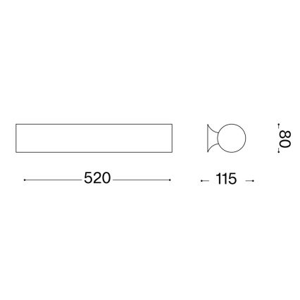 Ideal Lux - Wandleuchte CAMERINO 3xE14/40W/230V weiß